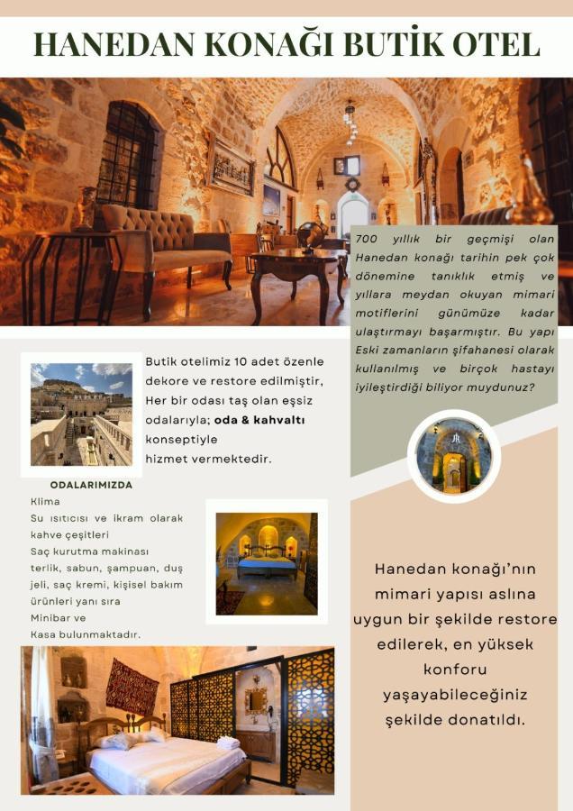 Hanedan Konagi Butik Otel Deluxe King Triple Room Anka Mardin Dış mekan fotoğraf